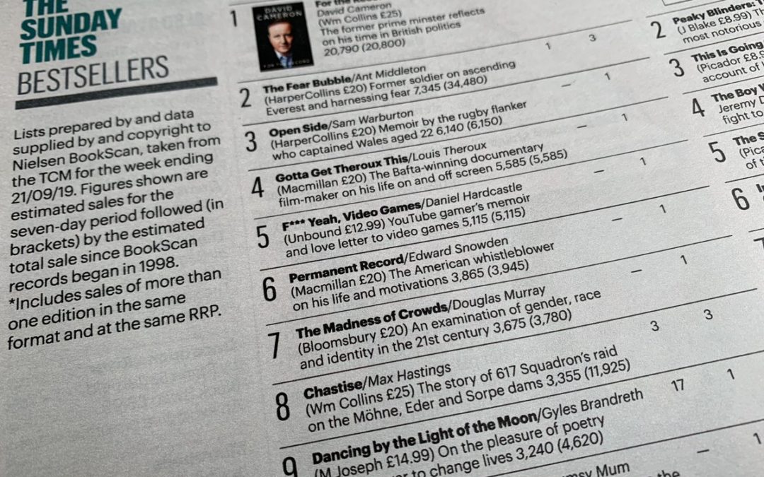 The Madness of Crowds is a Sunday Times bestseller