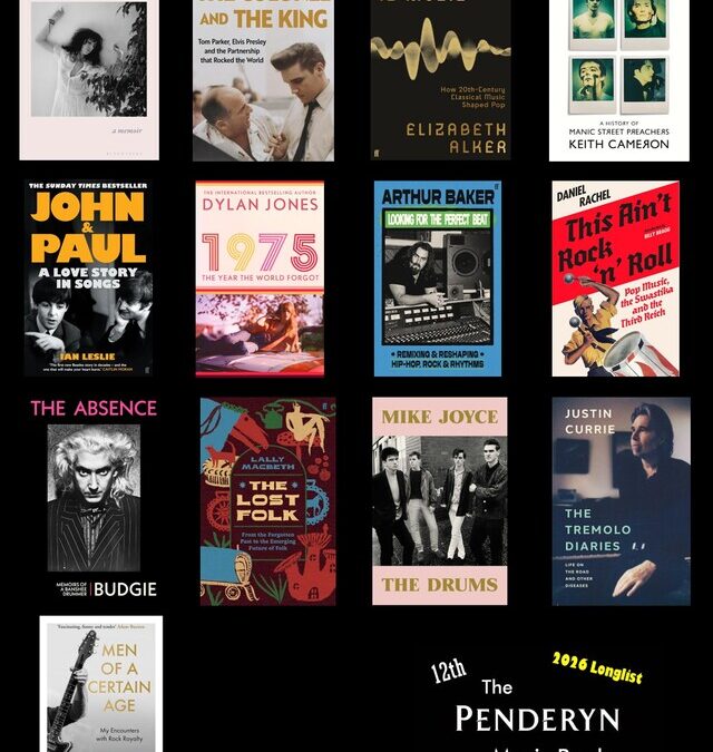 Keith Cameron’s 168 Songs of Hatred and Failure is longlisted for the Penderyn Music Book Prize 2026